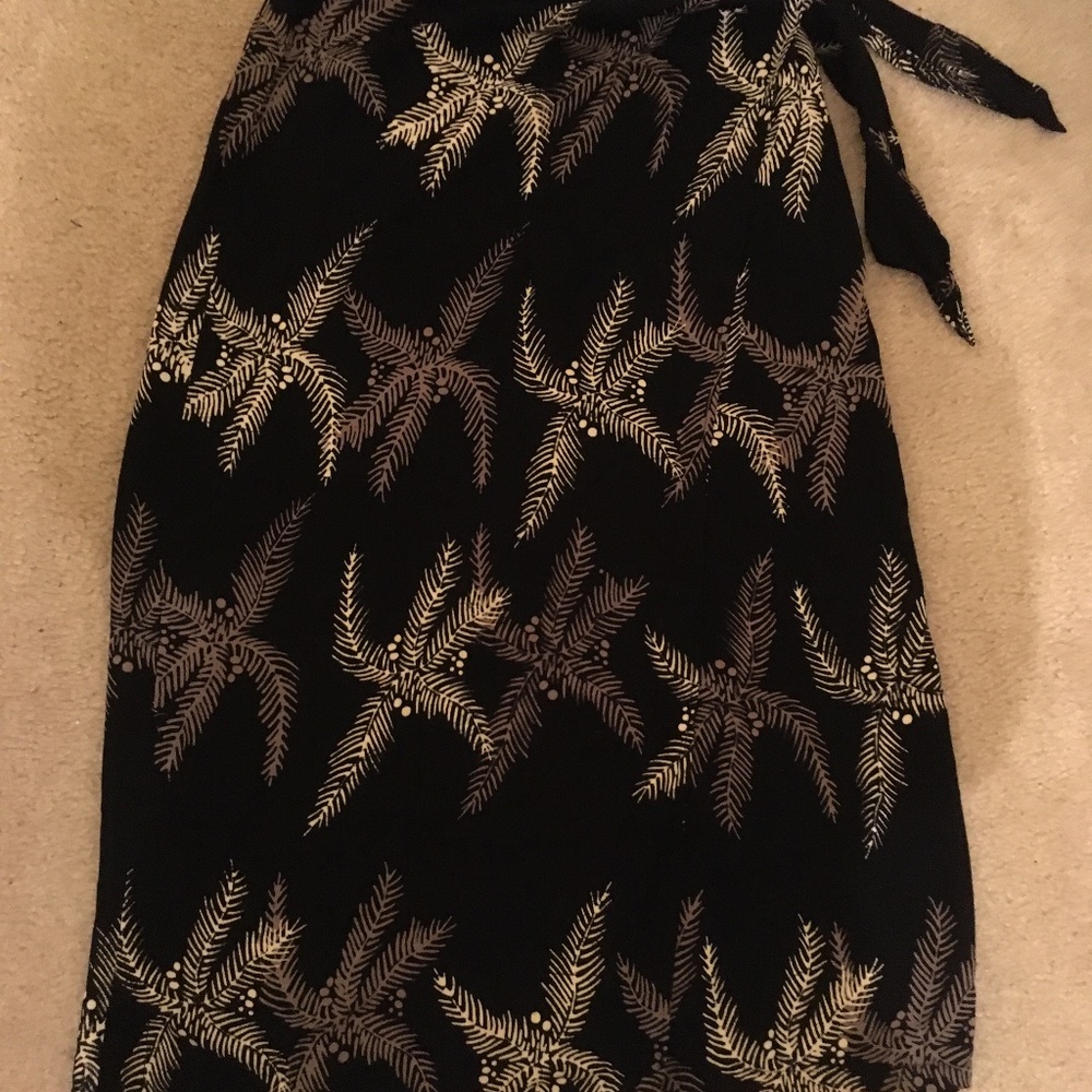 Wrap around cotton skirt